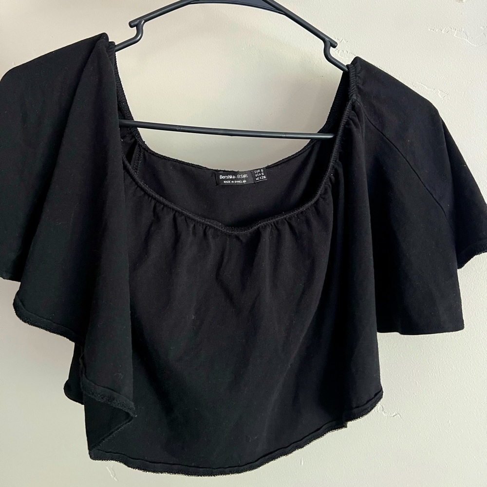 Crop top black